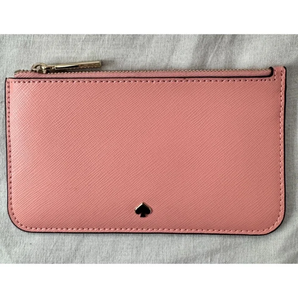 Kate Spade Staci Lily Bloom Floral Print 3fer - Wristlet, Coin Pouch & Card Hold